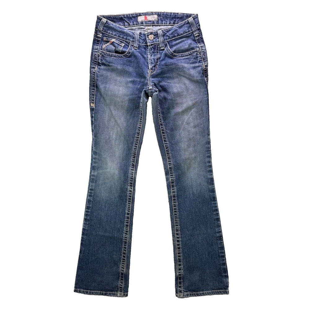 Ariat FR Jeans Womens 27L Blue Mid Rise Boot Flame Resistant CAT 2 Work Denim